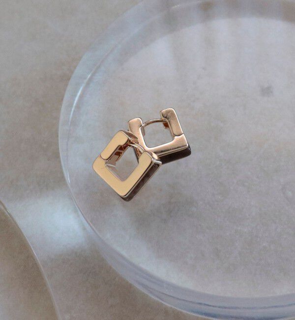 fredy emue「スクエアワンタッチピアス」|ピアス|