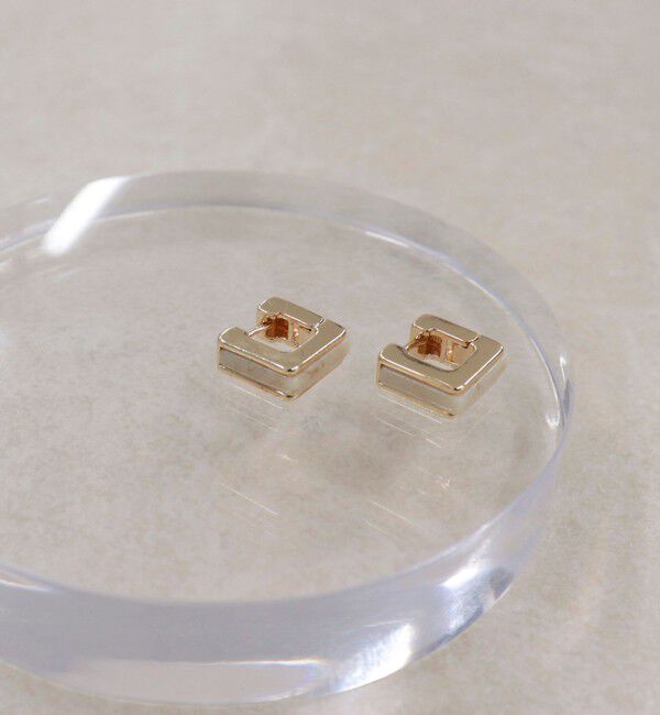 fredy emue「スクエアワンタッチピアス」|ピアス|