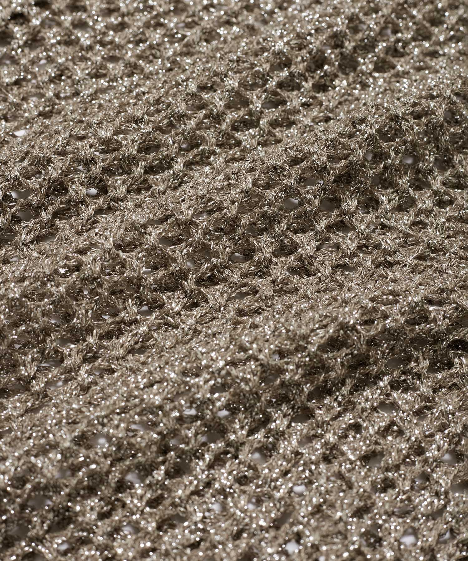 SALON adam et rope'「【WEB限定】ラメメッシュ2WAYカーディガン」|カーディガン|