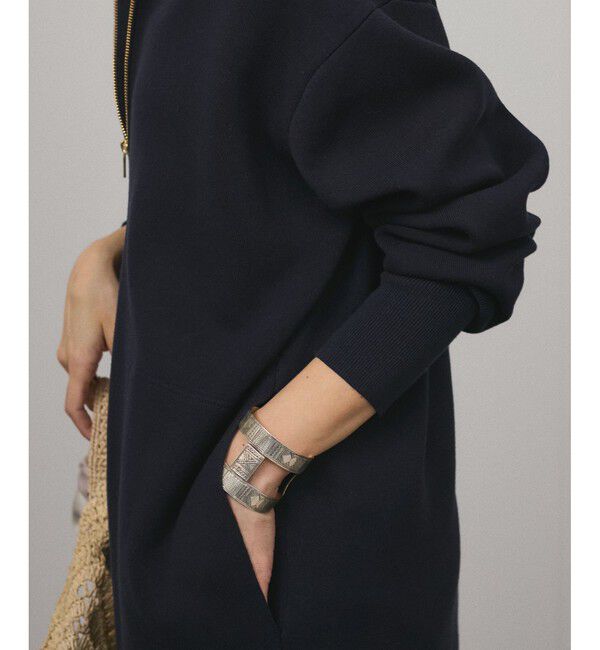 SALON adam et rope'「スウェットライクハーフジップワンピース」|ワンピース|