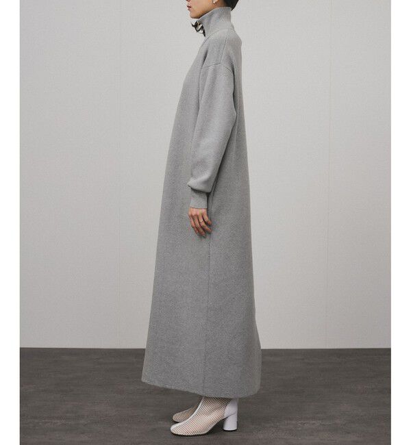 SALON adam et rope'「スウェットライクハーフジップワンピース」|ワンピース|