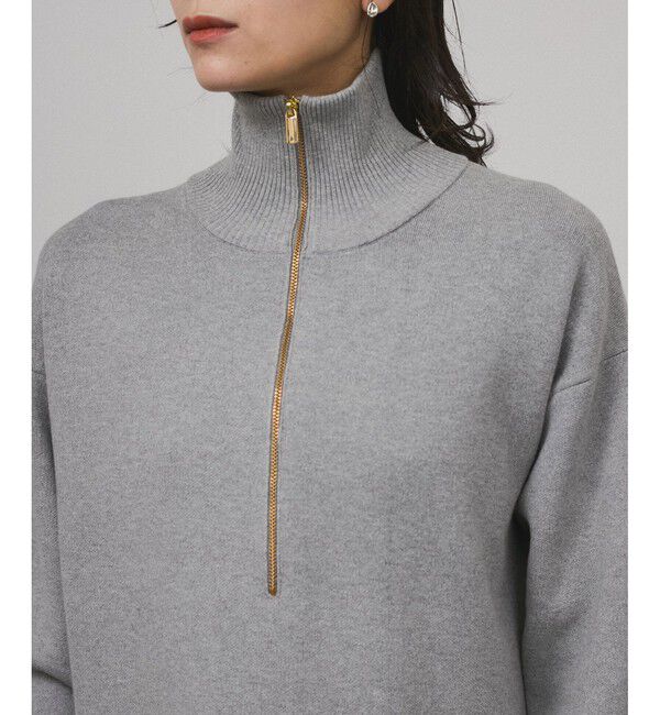 SALON adam et rope'「スウェットライクハーフジップワンピース」|ワンピース|