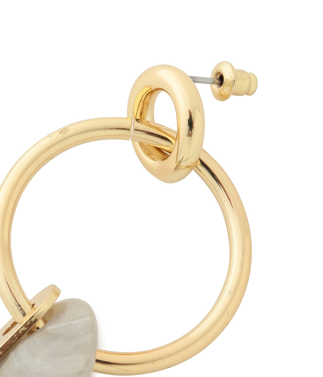 VIS「【田中みな実さん着用】メタルリングアクリルピアス」|ピアス|