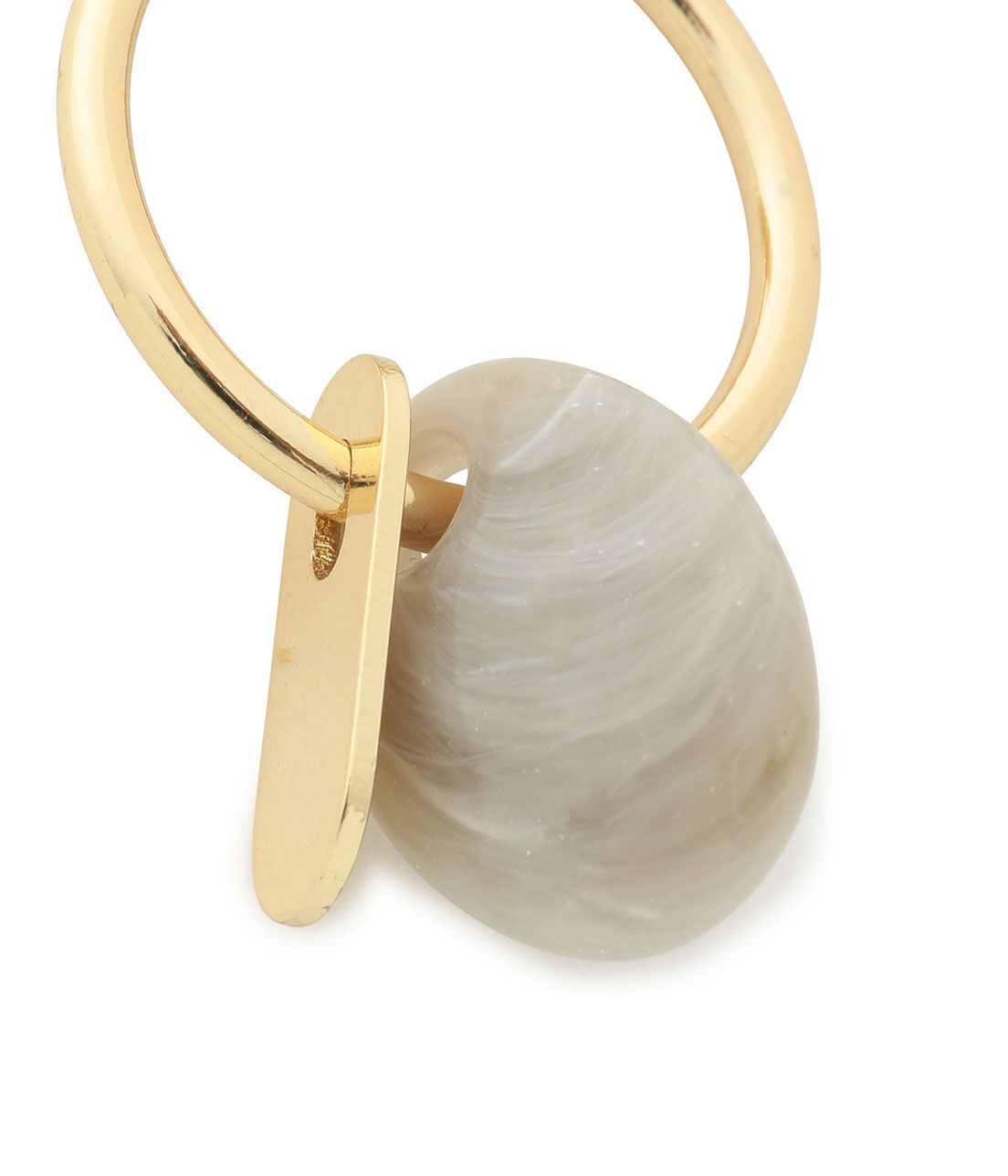 VIS「【田中みな実さん着用】メタルリングアクリルピアス」|ピアス|