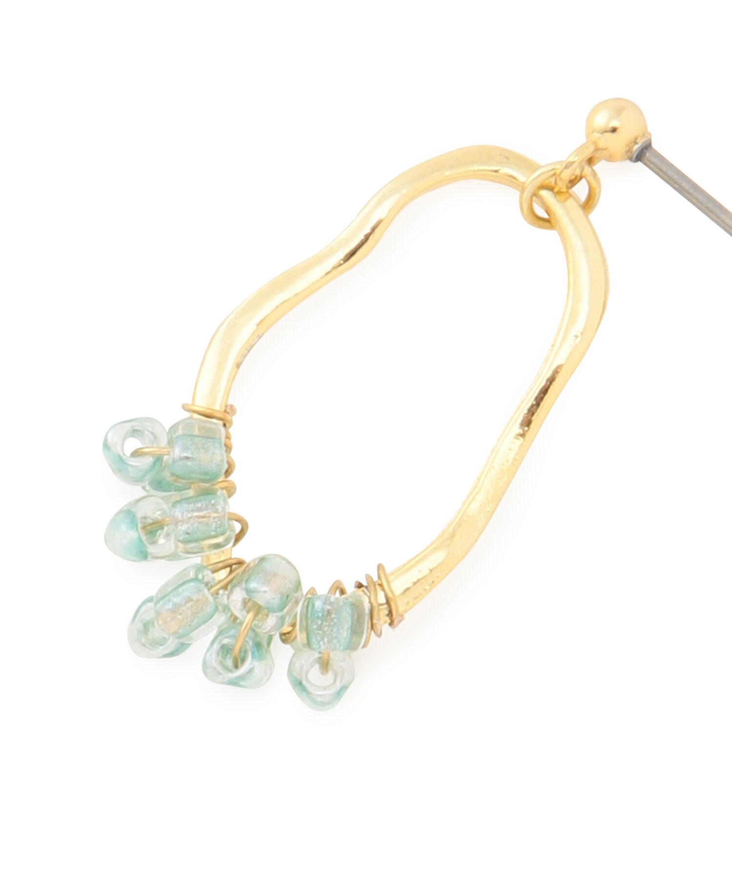 ROPE PICNIC PASSAGE「クリアカラービーズピアス」|ピアス|