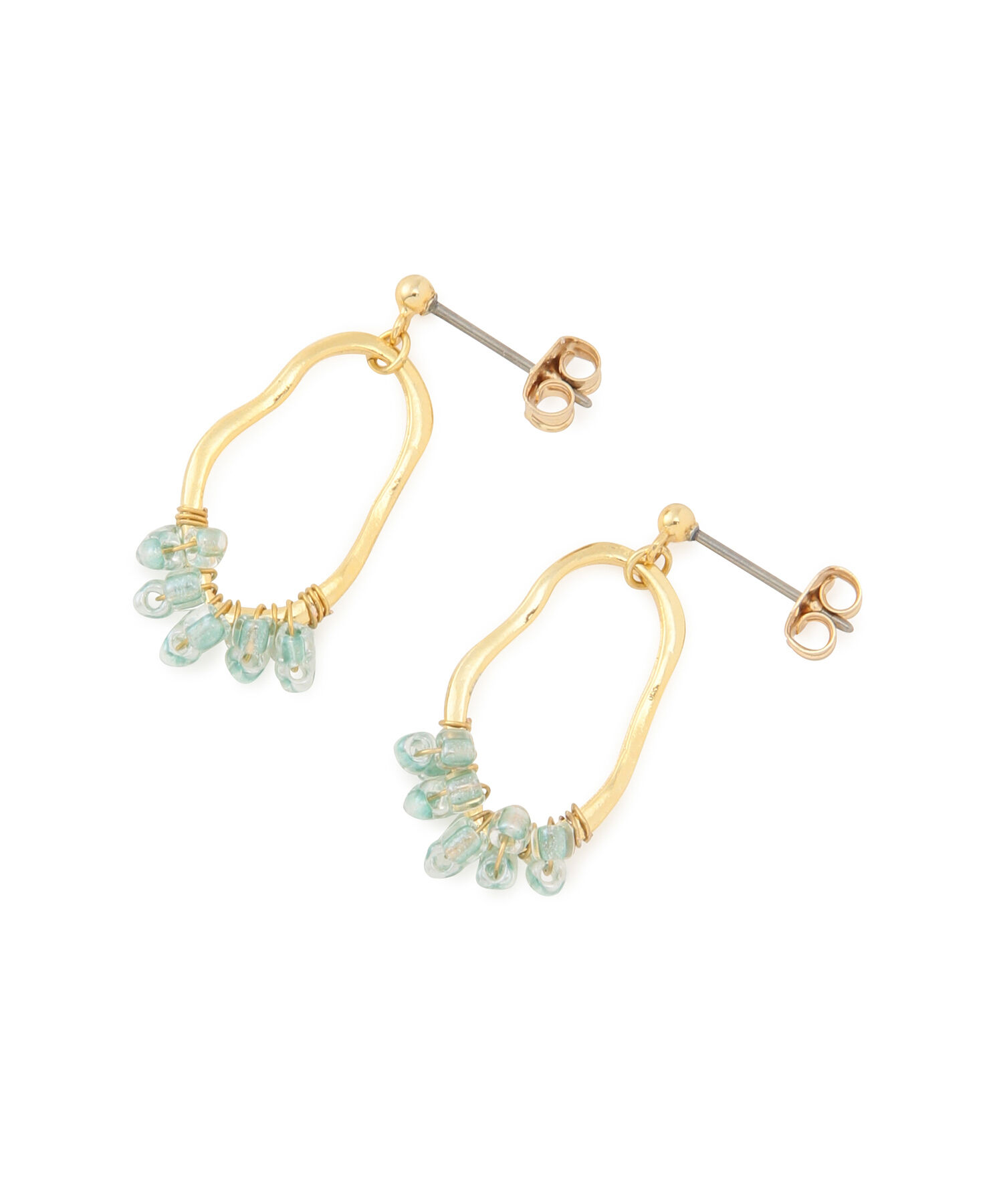 ROPE PICNIC PASSAGE「クリアカラービーズピアス」|ピアス|