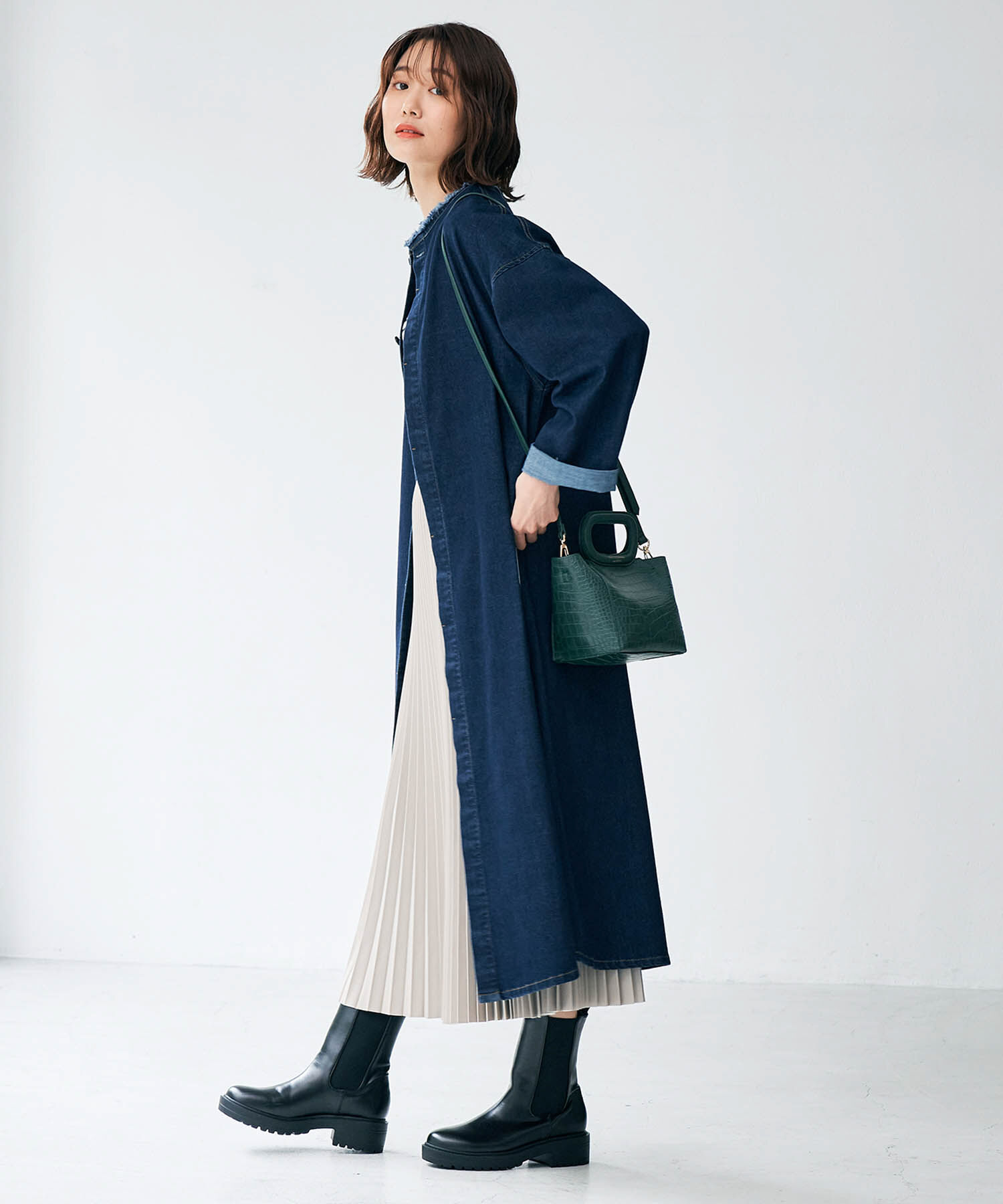 Rope&rsquo;Picnic「デニムワンピース」|ワンピース|