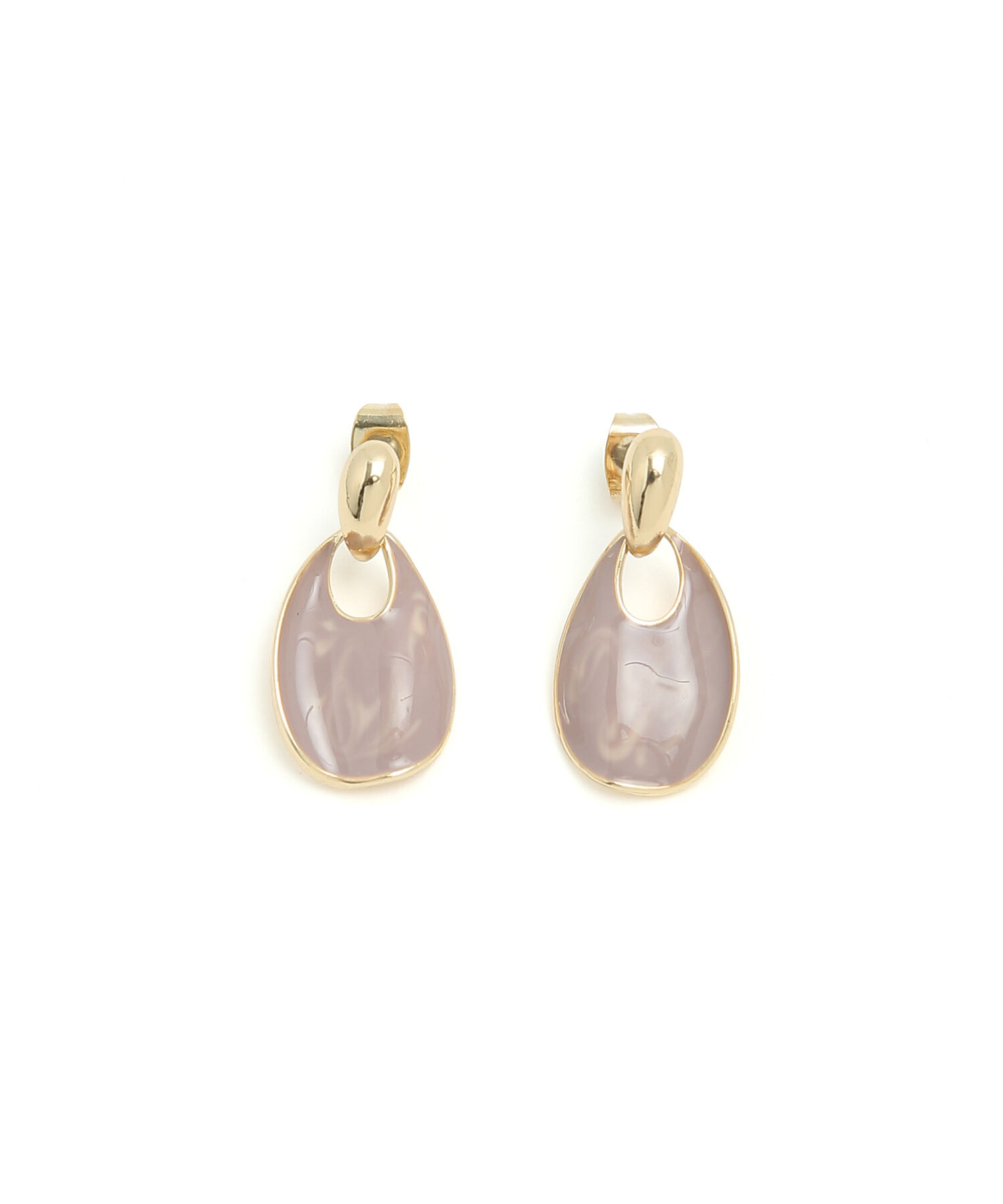 ROPE PICNIC PASSAGE「マーブルカラードロップピアス」|ピアス|