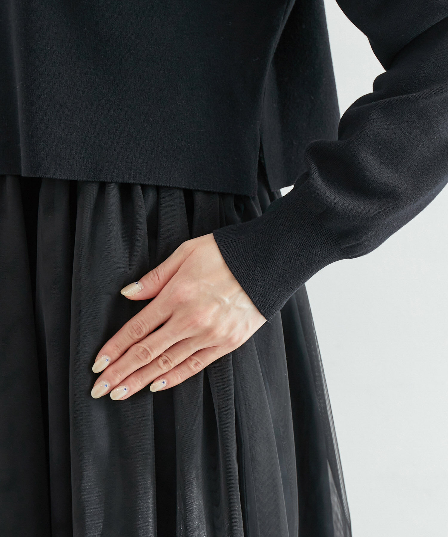 Rope&rsquo;Picnic「【WEB限定】ドッキングチュールワンピース」|ワンピース|