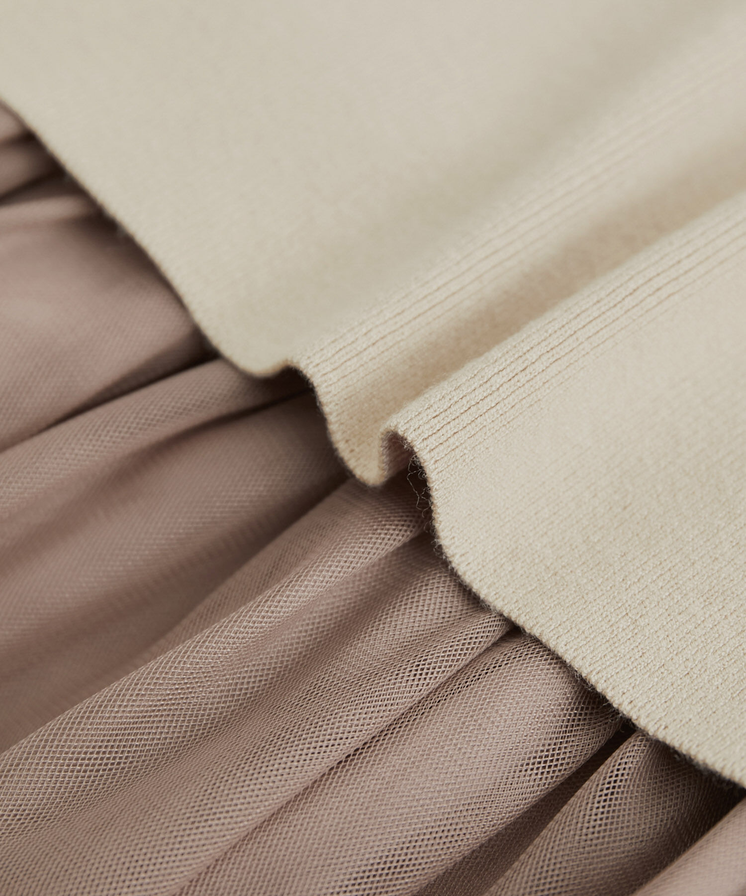 Rope&rsquo;Picnic「【WEB限定】ドッキングチュールワンピース」|ワンピース|