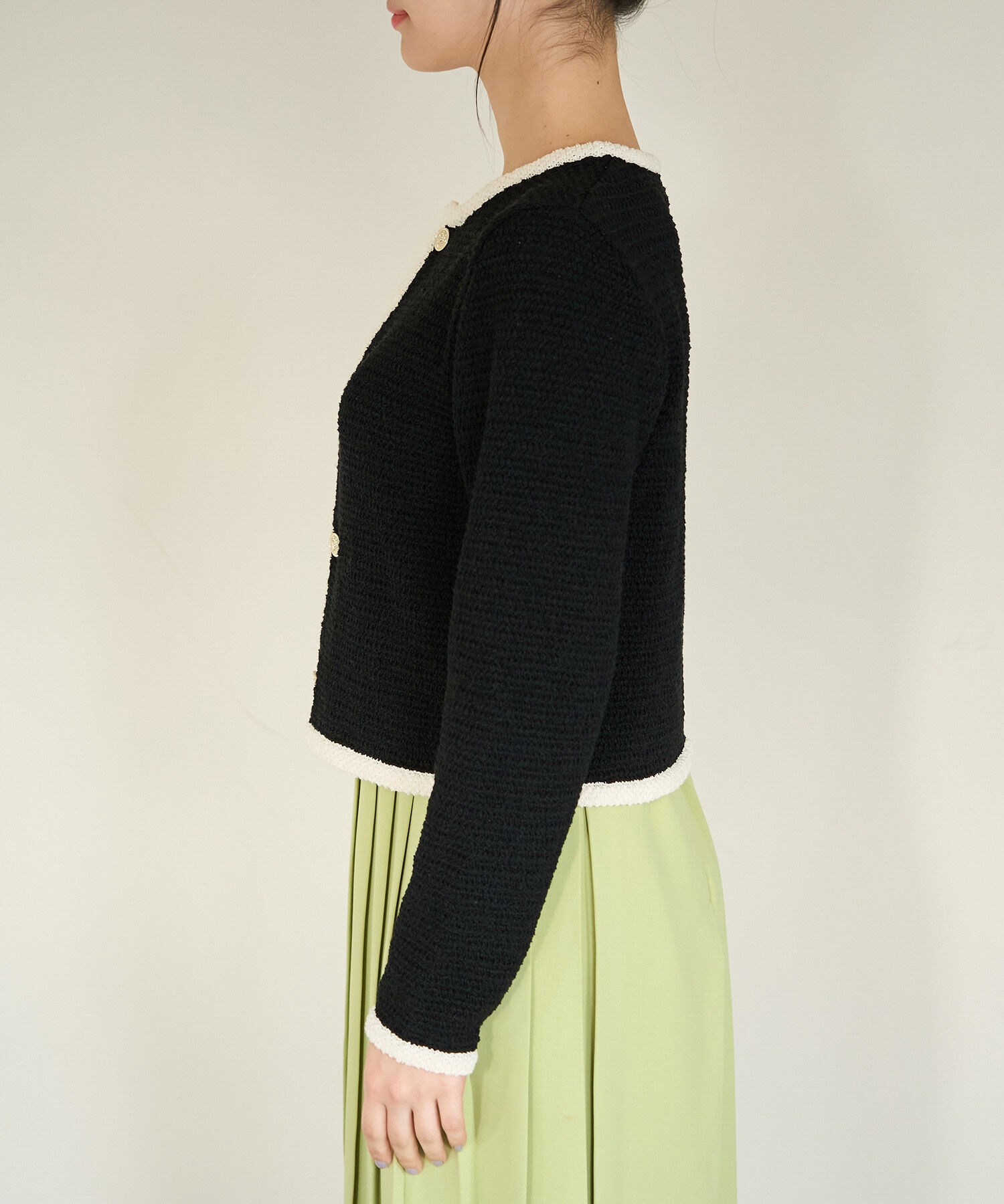 Rope&rsquo;Picnic「サマーツイード風ニットカーディガン」|カーディガン|