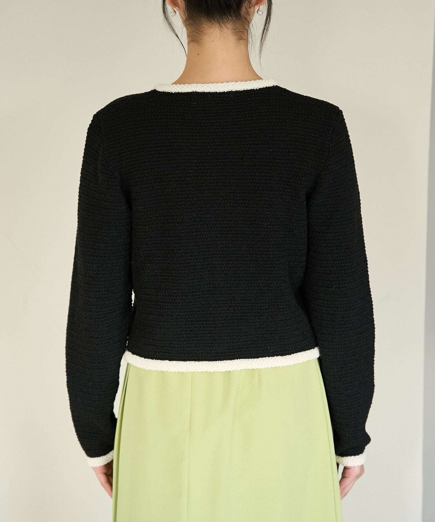 Rope&rsquo;Picnic「サマーツイード風ニットカーディガン」|カーディガン|