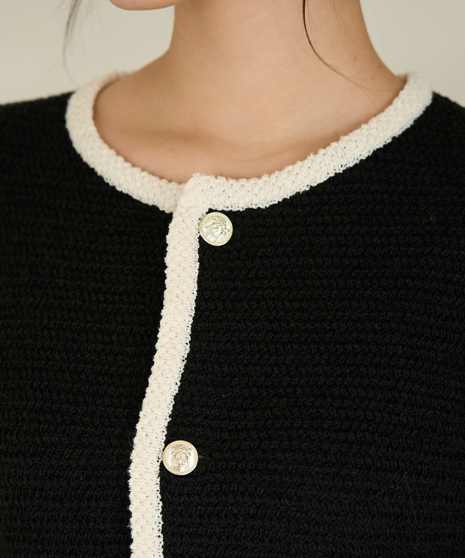 Rope&rsquo;Picnic「サマーツイード風ニットカーディガン」|カーディガン|