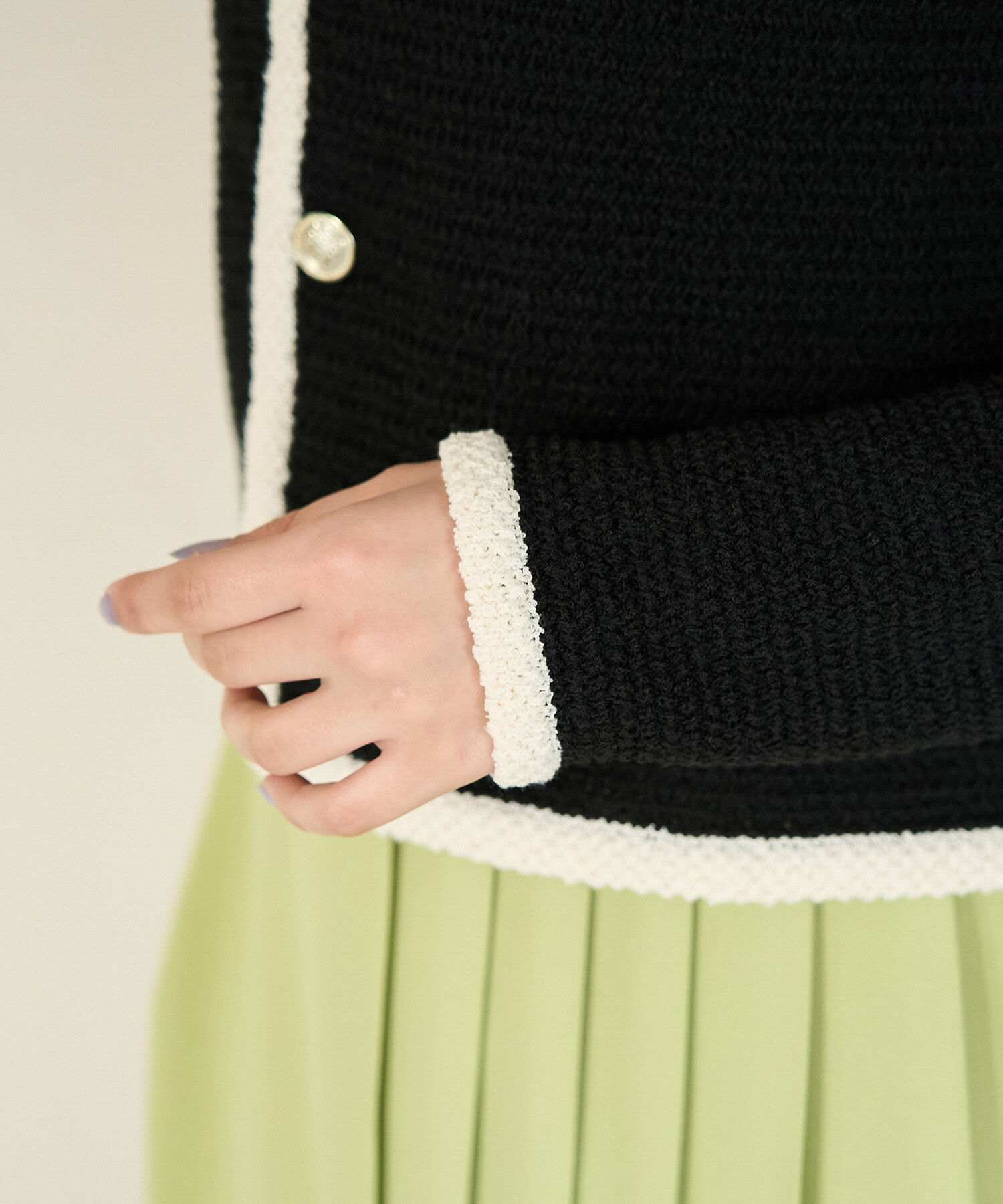 Rope&rsquo;Picnic「サマーツイード風ニットカーディガン」|カーディガン|