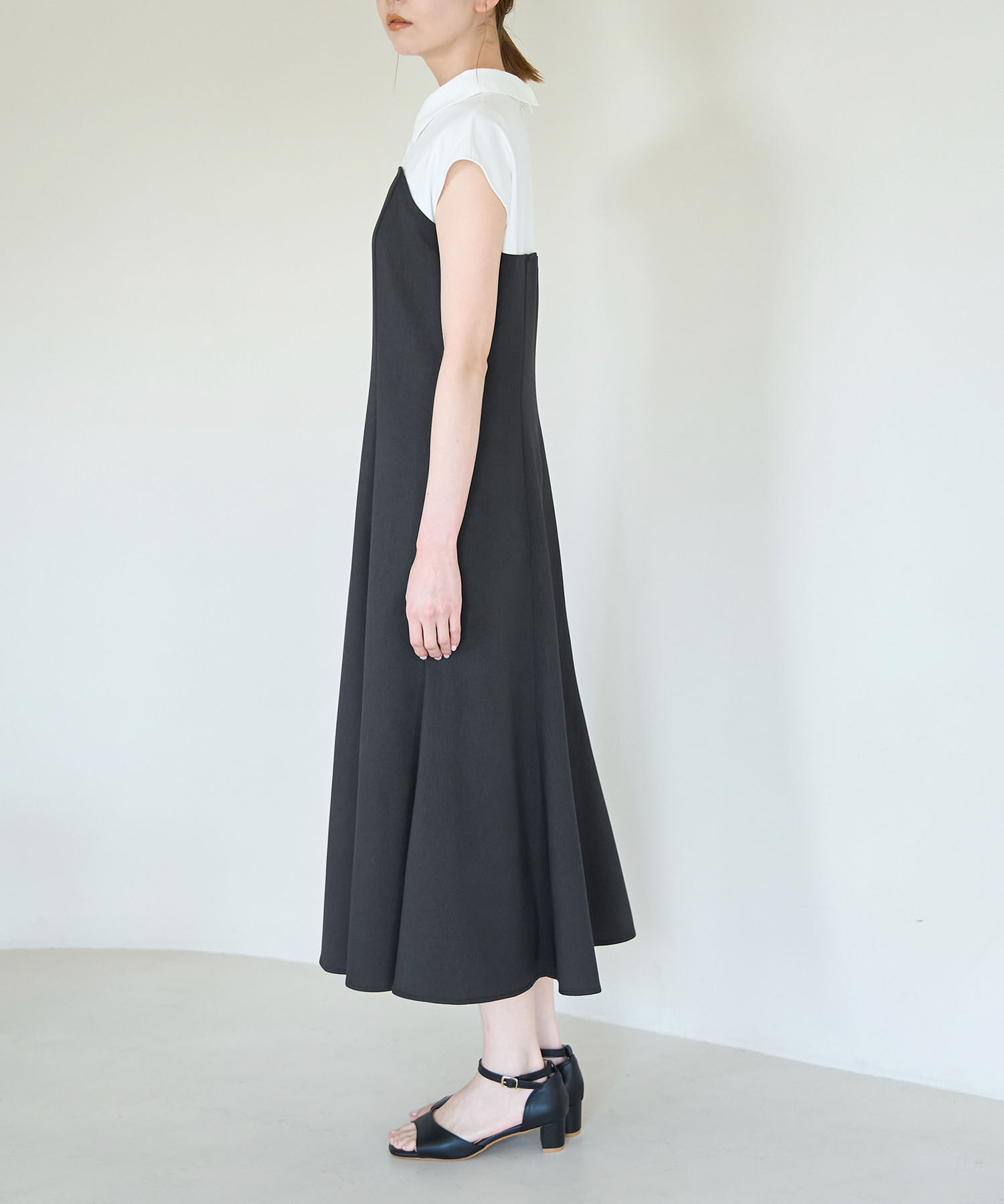 Rope&rsquo;Picnic「ドッキングマーメイドフレンチスリーブワンピース」|ワンピース|