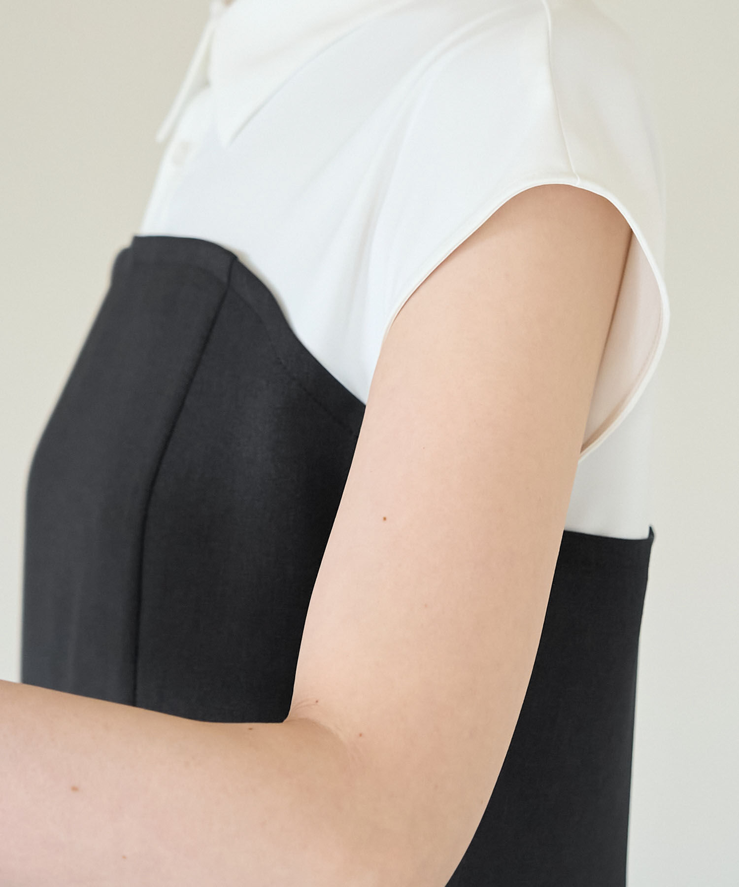 Rope&rsquo;Picnic「ドッキングマーメイドフレンチスリーブワンピース」|ワンピース|