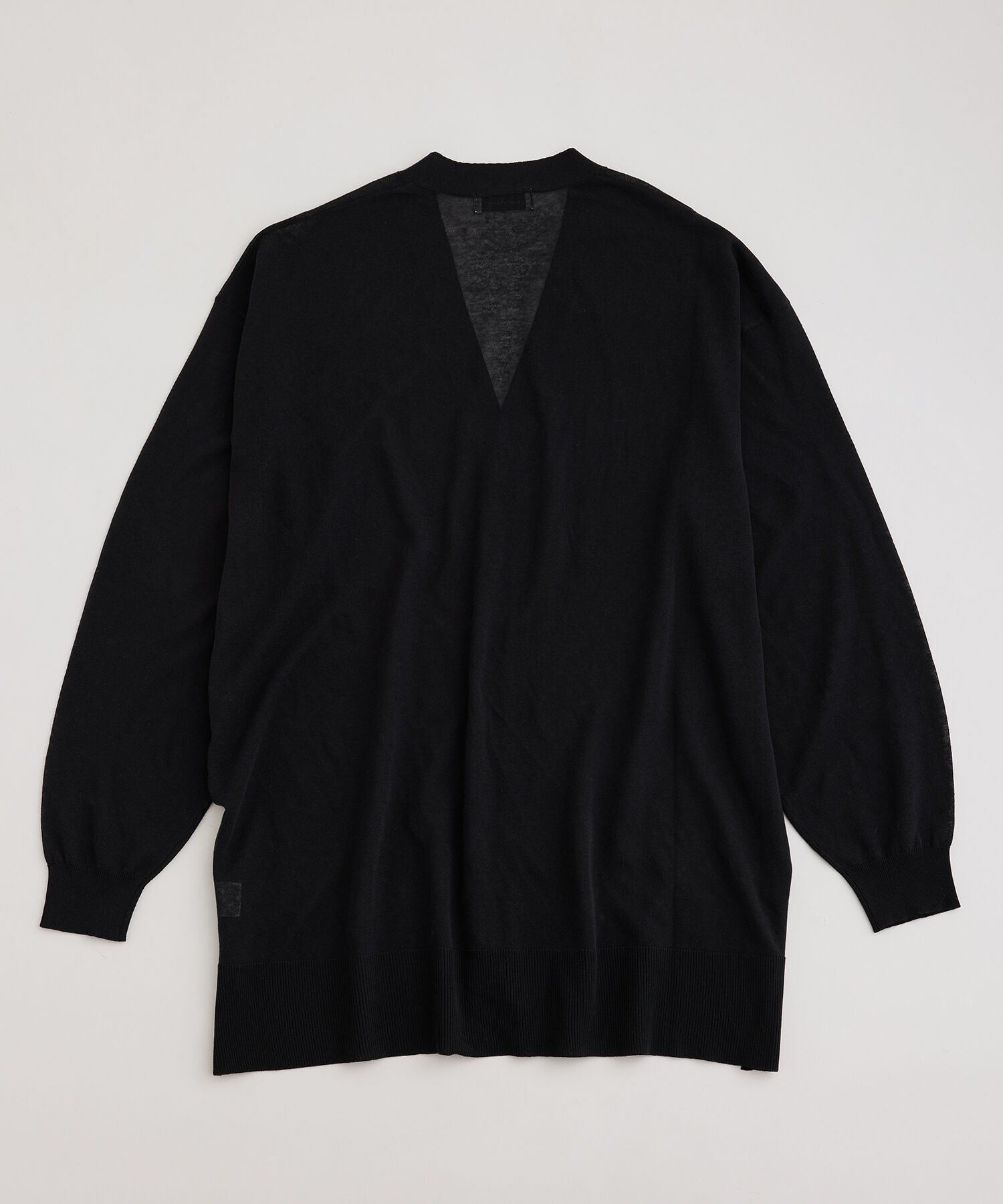 ADAM ET ROPE'「【WEB限定】麻調 ロングルーズ シアー サマーニット ロングカーディガン / ユニセックス」|カーディガン|