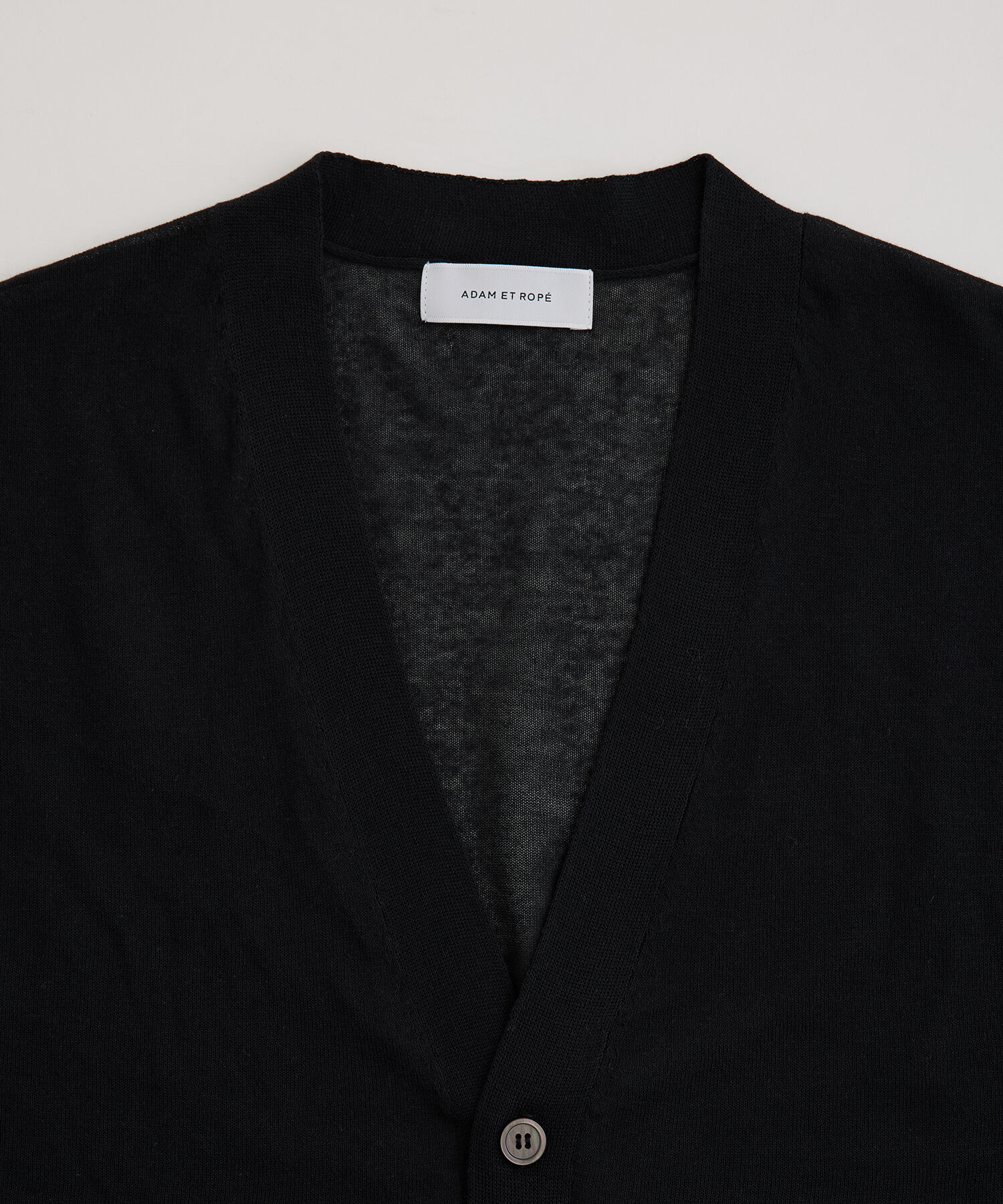 ADAM ET ROPE'「【WEB限定】麻調 ロングルーズ シアー サマーニット ロングカーディガン / ユニセックス」|カーディガン|