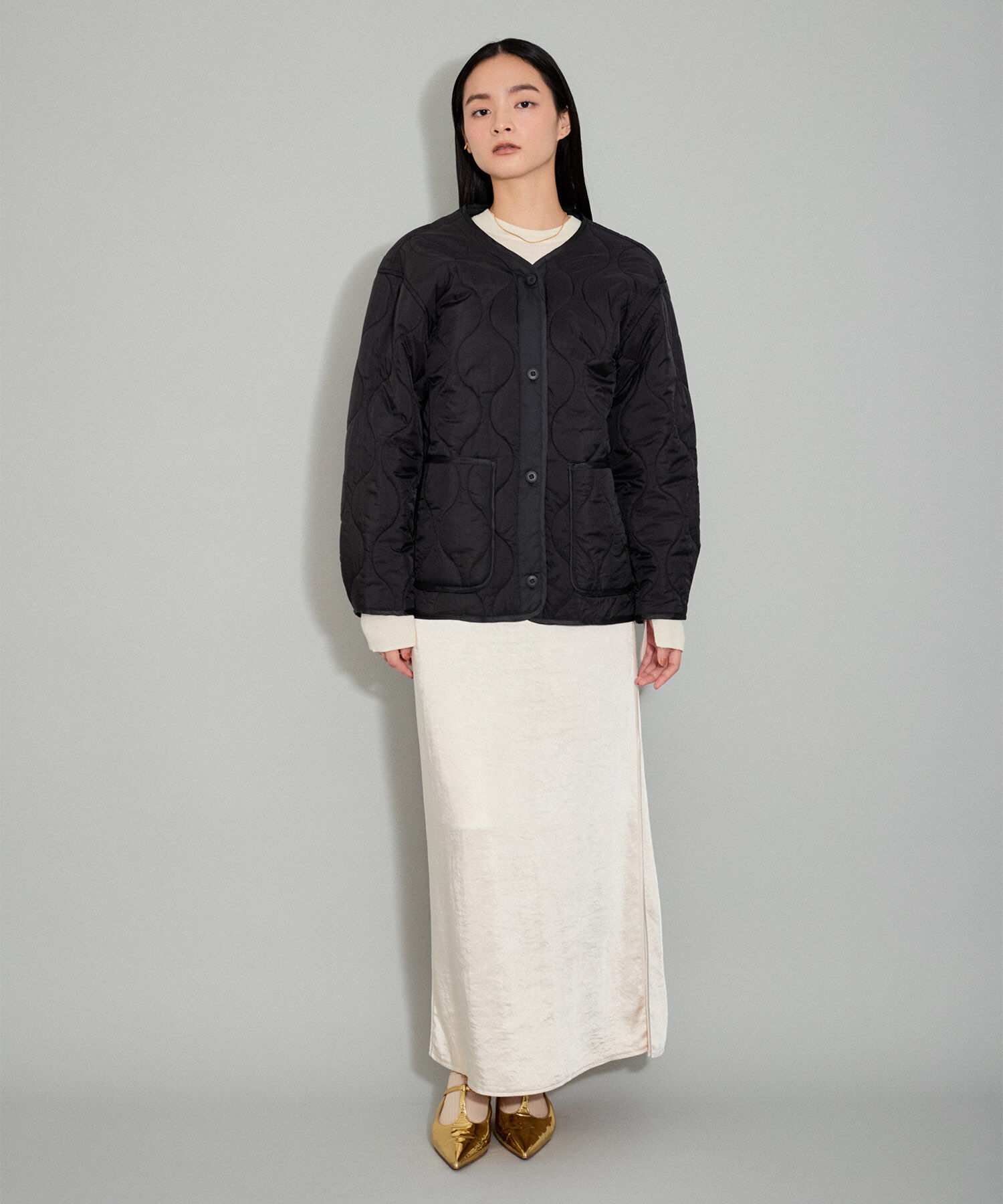 ADAM ET ROPE'「【WEB限定】キルティングライナー付き3WAYブルゾン」|ブルゾン・スタジャン|