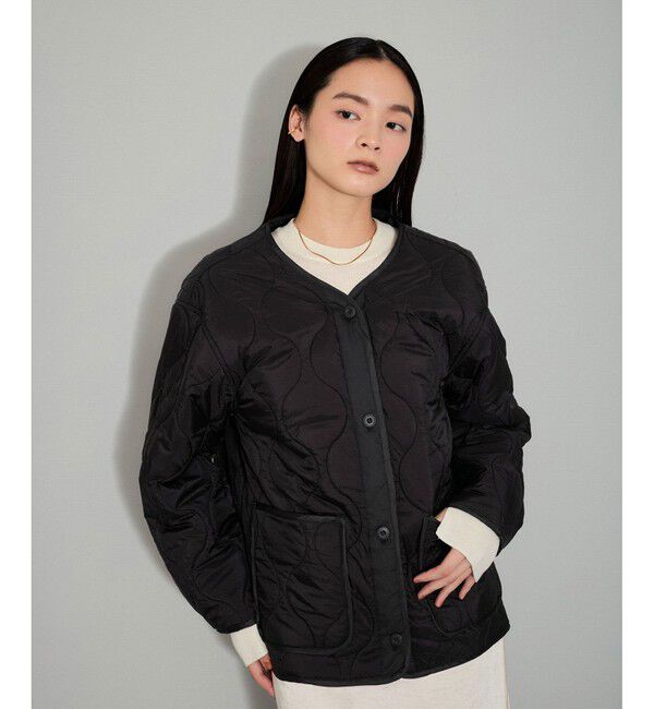 ADAM ET ROPE'「【WEB限定】キルティングライナー付き3WAYブルゾン」|ブルゾン・スタジャン|