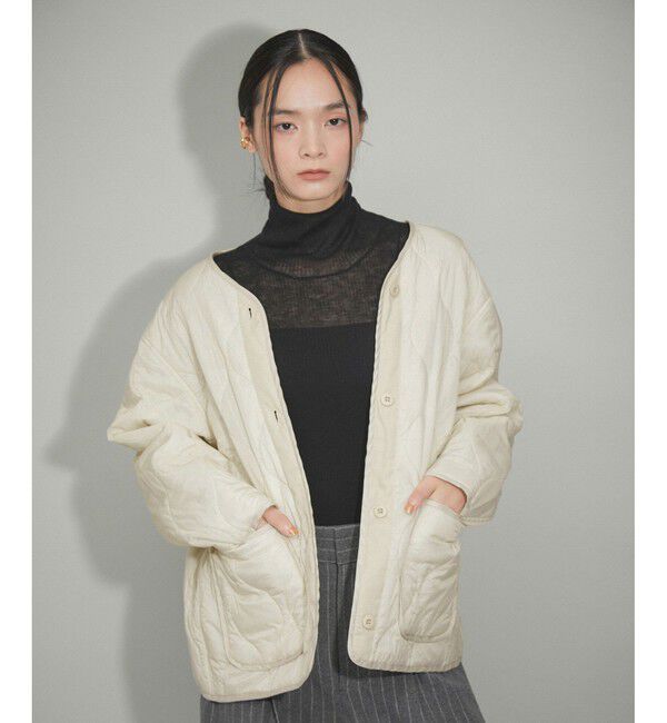 ADAM ET ROPE'「【WEB限定】キルティングライナー付き3WAYブルゾン」|ブルゾン・スタジャン|