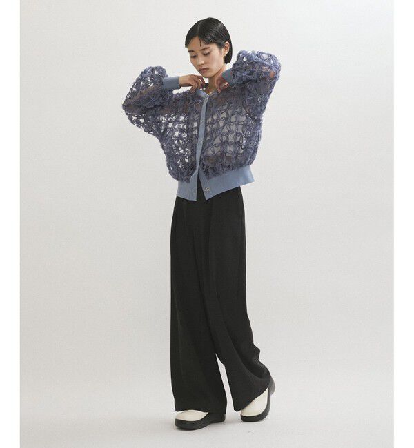 ADAM ET ROPE'「【サステナブル】リランチェベルトレススラックス」|スラックス|