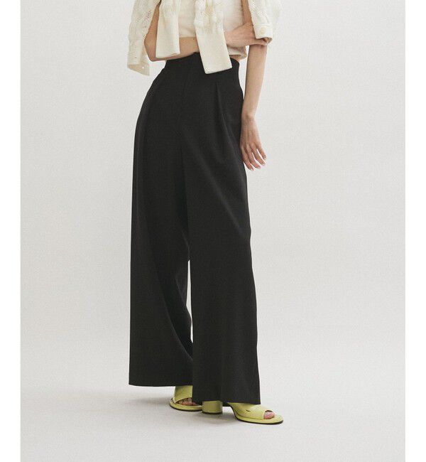 ADAM ET ROPE'「【サステナブル】リランチェベルトレススラックス」|スラックス|