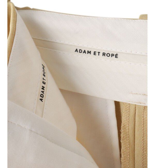 ADAM ET ROPE'「【サステナブル】リランチェベルトレススラックス」|スラックス|