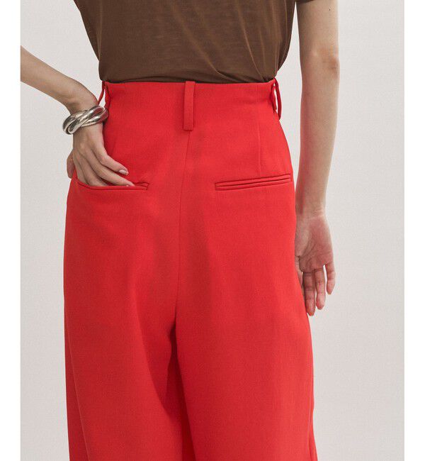 ADAM ET ROPE'「【サステナブル】リランチェベルトレススラックス」|スラックス|