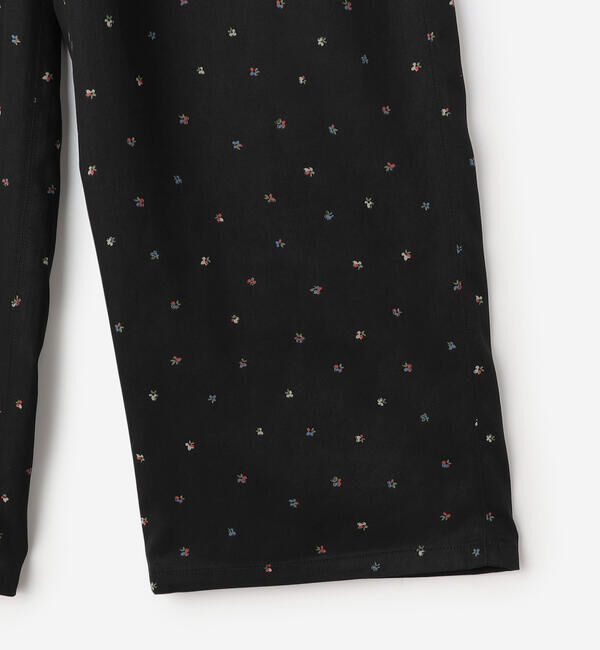  「LE GLAZIK | ツイルプリント エラスティックパンツ WOMEN」|チノ|