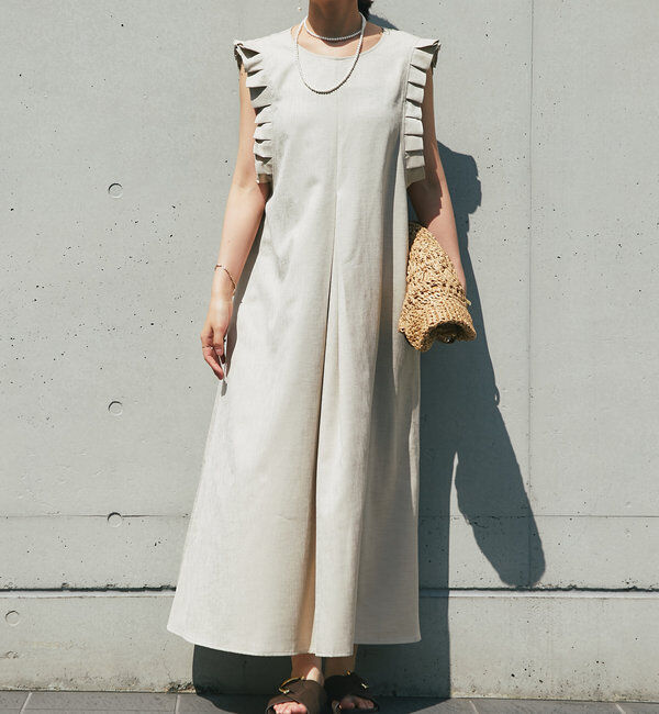  「《大人フェミニンに◎》タックスリーブワンピース」|その他|