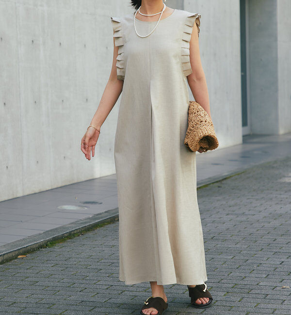  「《大人フェミニンに◎》タックスリーブワンピース」|その他|