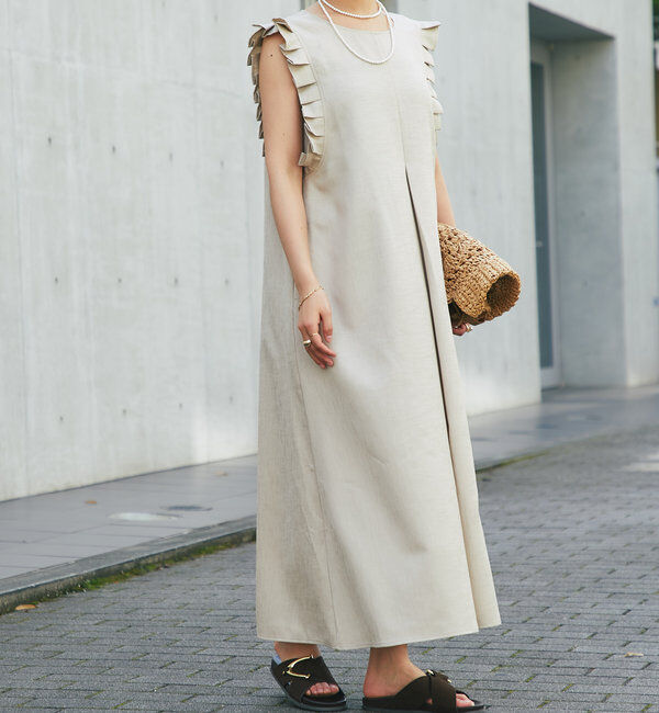  「《大人フェミニンに◎》タックスリーブワンピース」|その他|