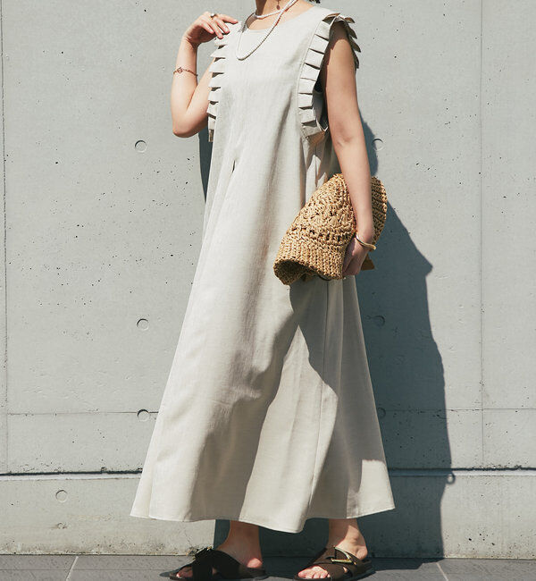  「《大人フェミニンに◎》タックスリーブワンピース」|その他|