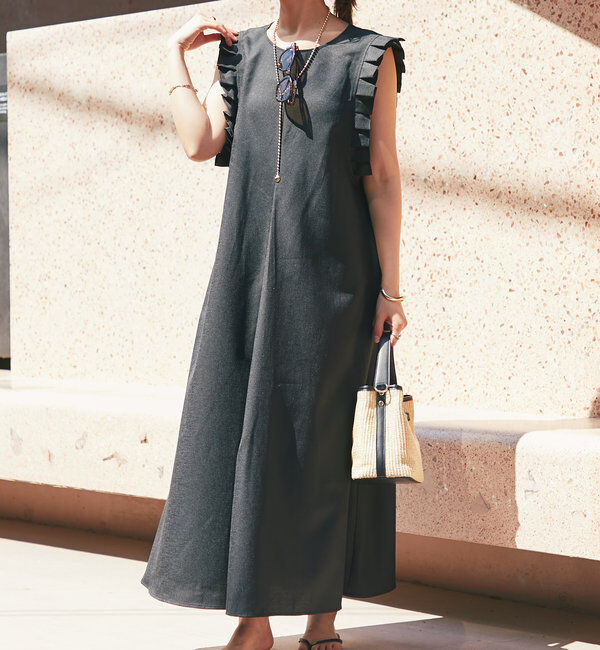  「《大人フェミニンに◎》タックスリーブワンピース」|その他|