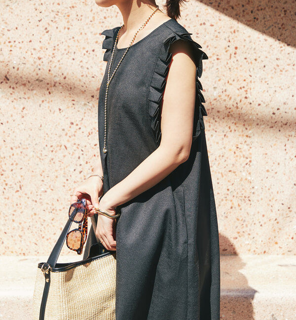  「《大人フェミニンに◎》タックスリーブワンピース」|その他|