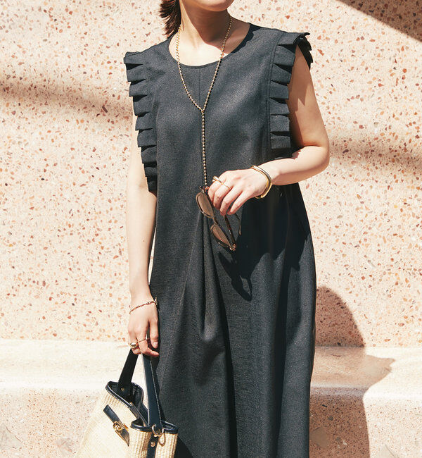  「《大人フェミニンに◎》タックスリーブワンピース」|その他|