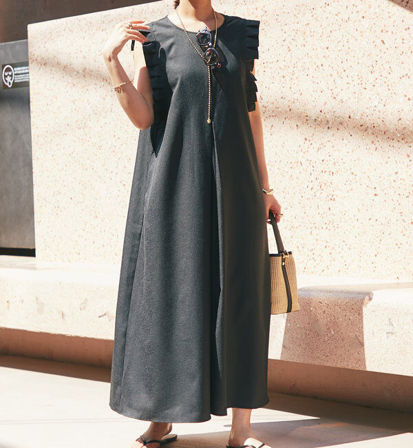  「《大人フェミニンに◎》タックスリーブワンピース」|その他|