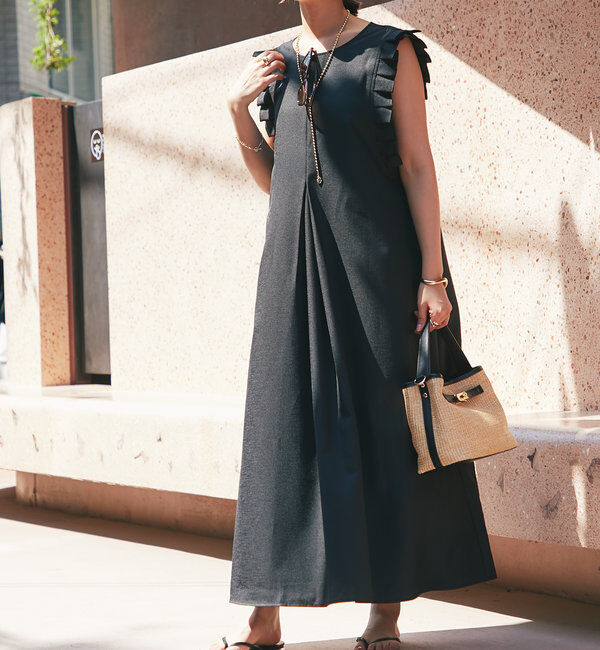  「《大人フェミニンに◎》タックスリーブワンピース」|その他|