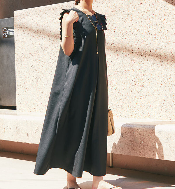  「《大人フェミニンに◎》タックスリーブワンピース」|その他|