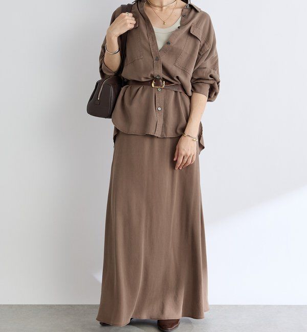  「【セットアップ可】ガーメントダイワイドシャツ」|シャツ・ブラウス|