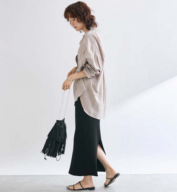  「【セットアップ可】ガーメントダイワイドシャツ」|シャツ・ブラウス|