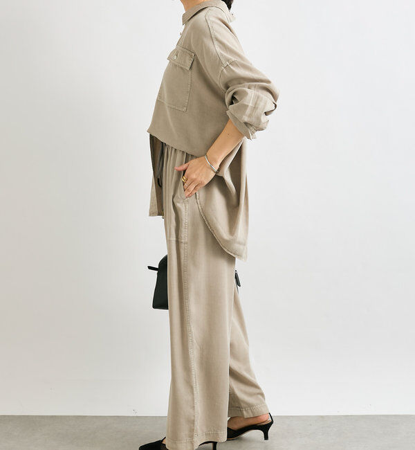  「【セットアップ可】ガーメントダイワイドシャツ」|シャツ・ブラウス|