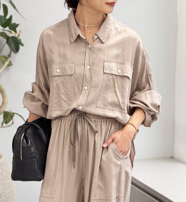  「【セットアップ可】ガーメントダイワイドシャツ」|シャツ・ブラウス|