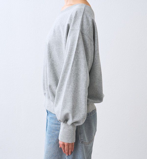  「予約【前後２way仕様】ボートネック2wayスウェット」|Tシャツ・カットソー|