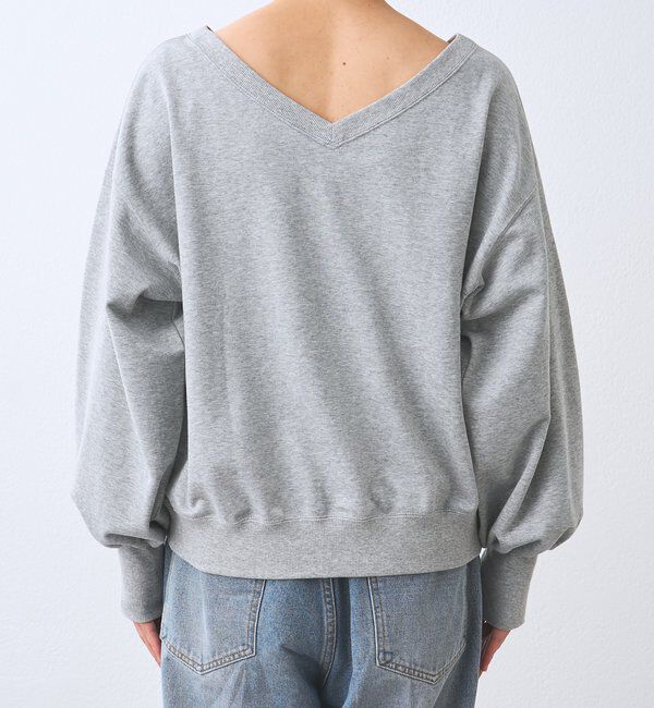  「予約【前後２way仕様】ボートネック2wayスウェット」|Tシャツ・カットソー|