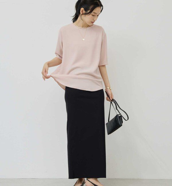  「バックスリットハーフスリーブブラウス」|シャツ・ブラウス|