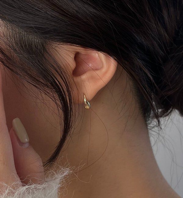  「〈GOLDY/ゴールディ〉ドロップフックピアス」|リング|