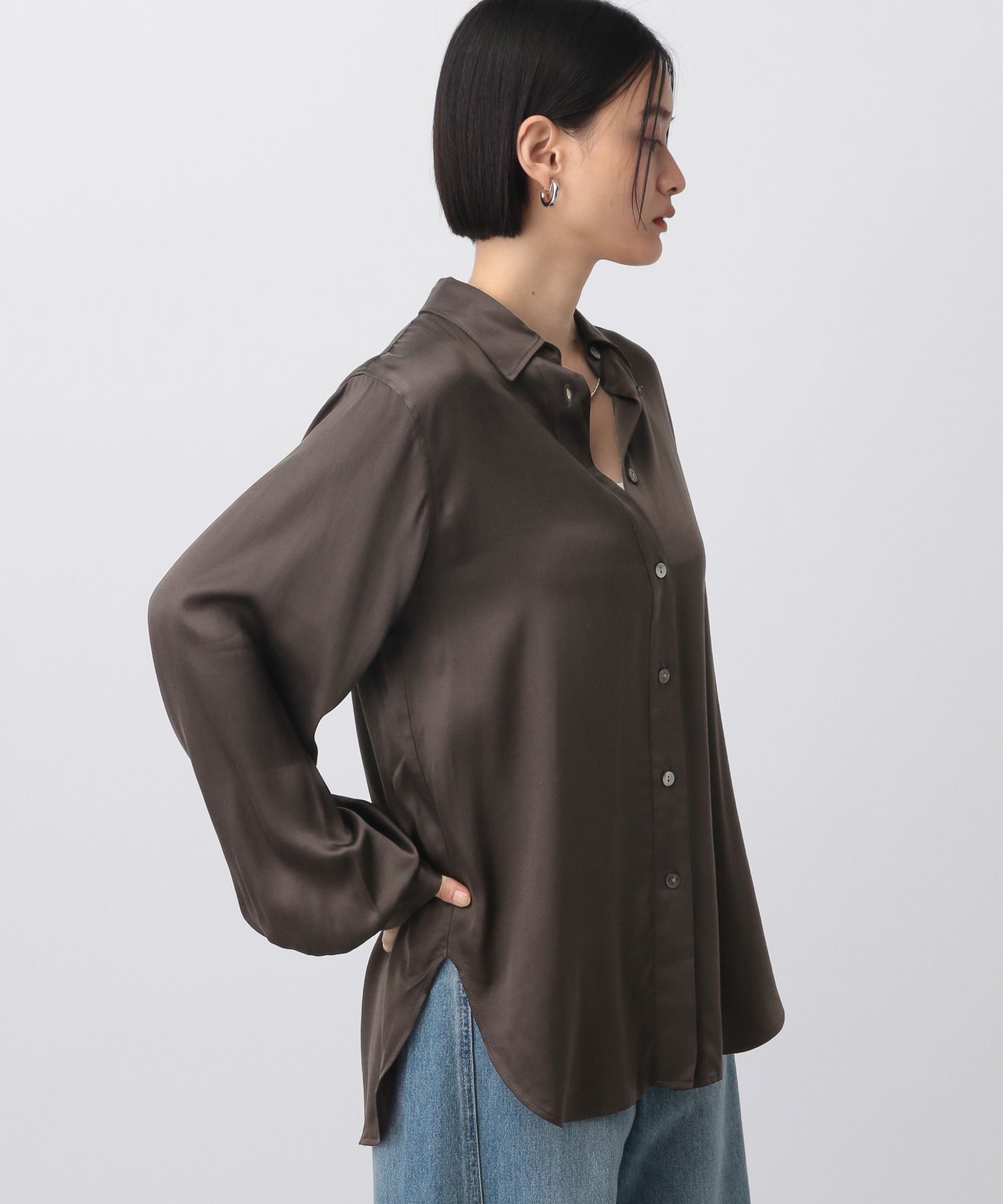 A part by 「キュプラレギュラーシャツ」|シャツ・ブラウス|