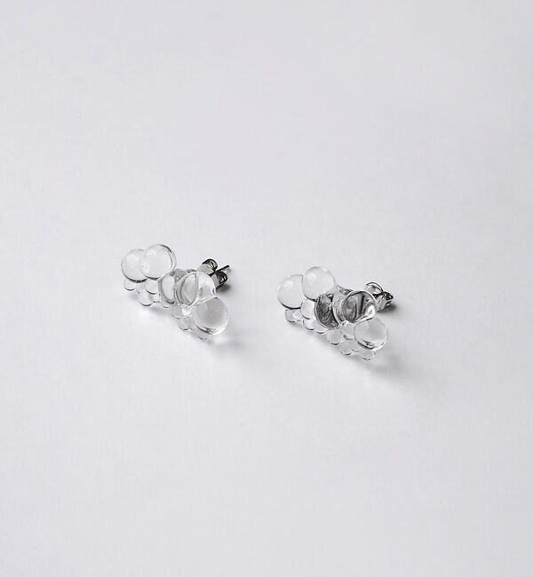 collex「【HARIO Lampwork Factory&times;vue.】ピアス 雪の粒」|ピアス|